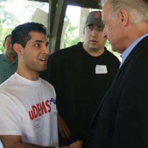 Atul Nakhasi with Vice President-elect Joe Biden in 2009.