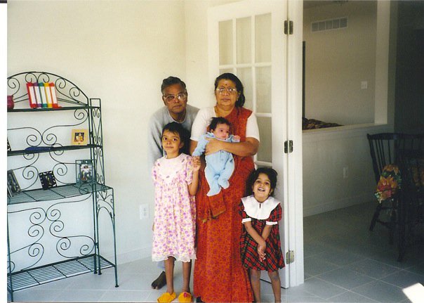 1998- At home with my maternal grandaprents 